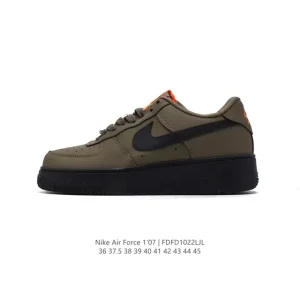 Nike Air Force 1 07 Low White Leather Casual Sneakers for Men and Women