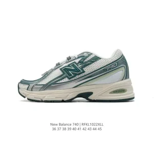 New Balance MR740 Vintage Grey Retro Dad Sneakers for Men and Women