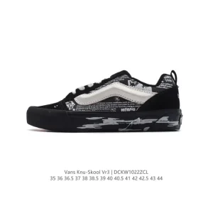 Vans Knu Skool VR3 LX Chunky Skate Shoe in Canvas