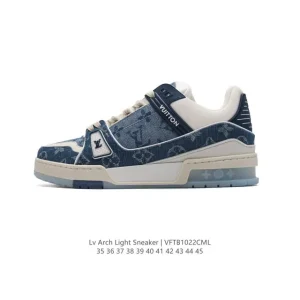 Louis Vuitton Trainer Sneaker Low Canvas Fashion Shoes