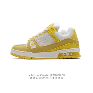 Louis Vuitton Trainer Sneaker Low Top Fashion Luxury Shoes