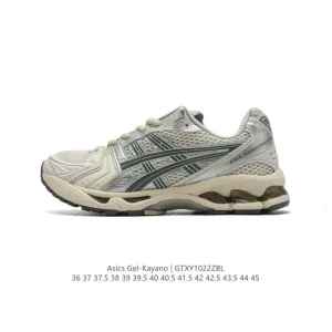 ASICS GEL-KAYANO 14 Retro Running Shoe with Metal Colorway