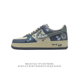 Nike Air Force 1 Low 07 White Air Cushion Sneakers for Men and Women