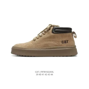 CAT Men's Classic Leather Martin Boots - Outdoor Hiking & Work Boots