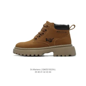 Dr Martens Men's Classic Platform Leather Boots - High Top