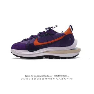 Nike Sacai VaporWaffle Sneaker in Black and White