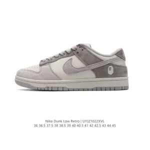 Nike SB Dunk Low Pro MM1089 Vintage Leather Skate Shoes for Men and Women