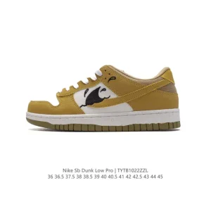 Nike SB Dunk Low Pro Men Women Skateboarding Shoes Vintage Leather