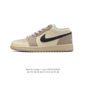 Jordan Air 1 Low Retro Classic Leather Basketball Shoes