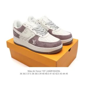 Nike Air Force 1 '07 Low White Leather Sneakers