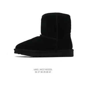 UGG Classic Tall Winter Boots for Women Waterproof Leather Fleece Lined Outdoor Snow Boots
