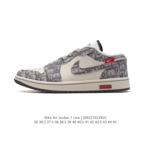 Jordan Air 1 Low Dior Retro Low-Top Basketball Sneakers