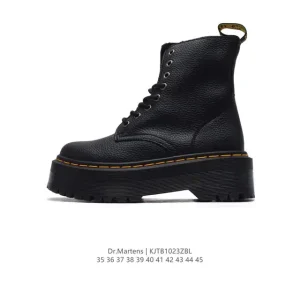 Dr Martens Men Women Side Zip Platform Leather Boots