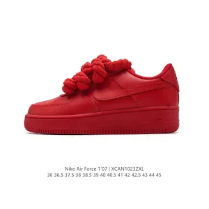 Nike Air Force 1 '07 Low White Leather Casual Sneakers for Men and Women