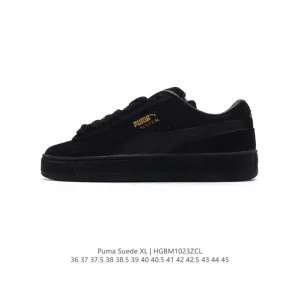 PUMA Suede XL Low-Top Retro Sneakers White Thick Sole Comfort Shoes