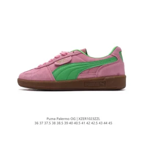 PUMA Palermo OG Army Trainer Low-Top Sneakers for Men and Women