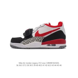 Jordan Legacy 312 Low Men's Basketball Shoes Black White