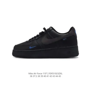 Nike Air Force 1 07 Low White Leather Casual Sneakers