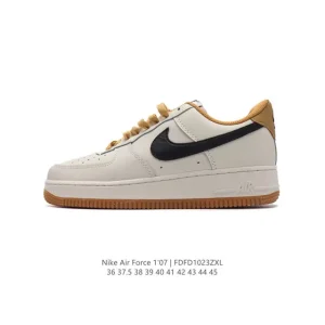 Nike Air Force 1 '07 Low White Leather Sneakers