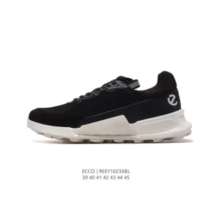 ECCO Men's Outdoor Casual Sneakers Breathable Lightweight Lace-Up Shoes