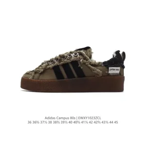 Song for the Mute x Adidas Campus 80s Seasame Canvas Unisex Sneakers