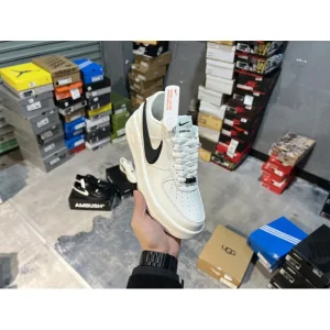 AMBUSH x Nike Air Force 1 Low SP Phantom White Black Big Swoosh