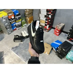 AMBUSH x Nike Air Force 1 Low SP Phantom Black White Wide Sole