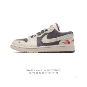 Jordan AJ1 Low North Face Collaboration Retro Basketball Shoes