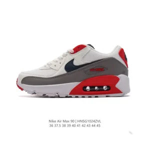 Nike Air Max 90 Men's Running Shoes Leather Mesh Vintage Style