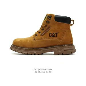 CAT Men's Lightweight Work & Safety Boots Casual Retro Mid-Top Martin Boots