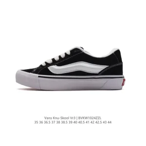 Vans Knu Skool VR3 LX Bread Shoe Leather Upper Chunky Retro Skateboard