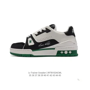Louis Vuitton Trainer Sneaker Low Canvas Fashion Sneakers for Men and Women