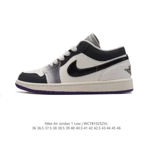 Jordan Air Jordan 1 Low Retro Classic Leather Basketball Shoes