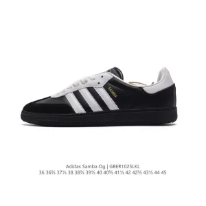 Adidas Samba OG Leather Shoes Classic T-toe Sneakers for Men and Women