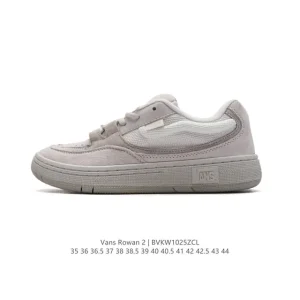 Vans Rowan 2 Classic Skate Shoes with Thick Sole for Comfort
