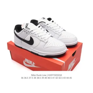 Nike Dunk Low Retro Leather Sneakers for Men and Women