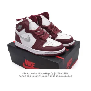 Jordan Air Retro High OG Leather High Top Sneakers