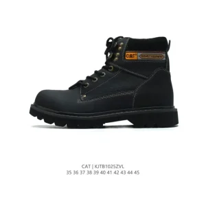 CAT Footwear Men's and Women's Work Boots Casual Retro Mid-Top Martin Boots
