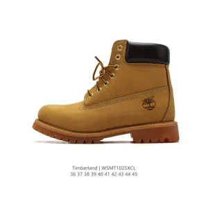 Timberland Classic Yellow Boots Waterproof Leather Outdoor Hiking Shoes