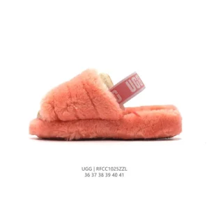UGG Women's Winter Fleece Slipper with Faux Fur Lining