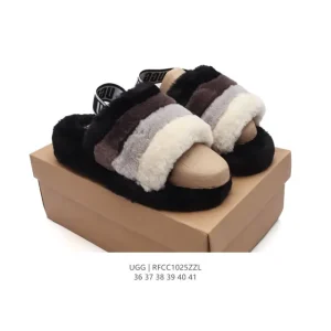 UGG Women's Winter Wool Slippers with Fleece Lining and Anti-Skid Sole