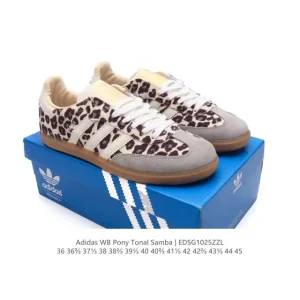 Adidas WB Pony Tonal Samba Sneakers Classic Three Stripes Retro Style