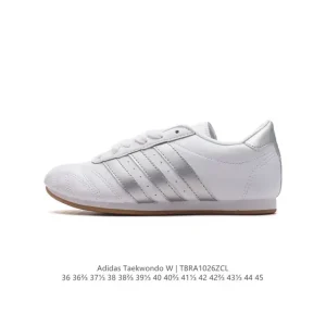 Adidas Originals Taekwondo Training Shoes White Grey Unisex