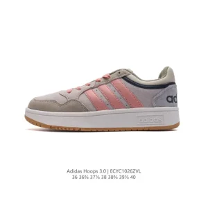 Adidas Hoops 3.0 Roman Low-Top Retro Sneakers for Women
