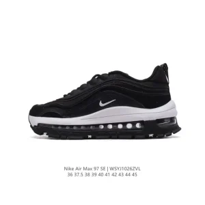 Nike Air Max 97 Low Top Running Shoes with Visible Air Cushioning