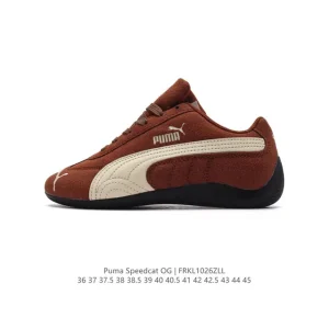 PUMA Speedcat OG Racing Shoes Retro Suede Low Cut Thin Sole