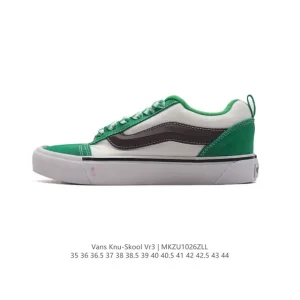 Vans Knu Skool VR3 LX Leopard Print Chunky Skate Shoes
