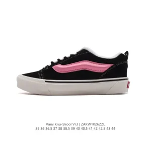 Vans Knu Skool VR3 LX Suede Brown Vintage Chunky Sneakers