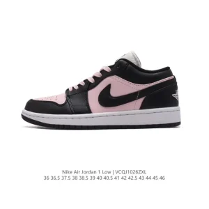 Air Jordan 1 Low Retro Classic Leather Sneakers