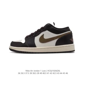 Jordan AJ1 Low Retro Leather Basketball Shoes